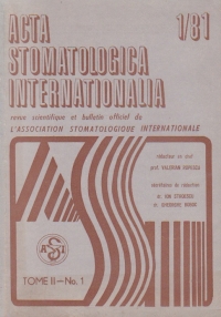 ACTA Stomatologica Internationalia 1/1981