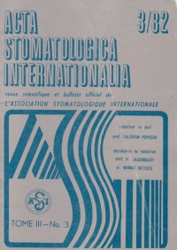 ACTA Stomatologica Internationalia 3/1982