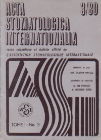 ACTA Stomatologica Internationalia 3/1980