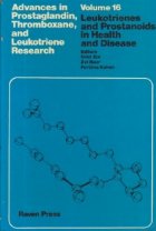 Advances Prostaglandin Thromboxane and Leukotriene