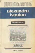 Alexandru Ivasiuc interpretat