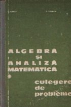 Algebra analiza matematica Volumul Culegere