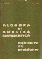 Algebra analiza matematica Volumul lea