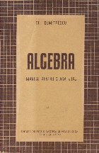 Algebra, Manual pentru clasa a IX-a (Dumitrescu, Editie 1964)