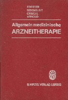 Allgemein medizinische Arzneitherapie