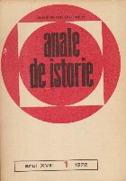 Anale Istorie Anul XVIII 1/1972