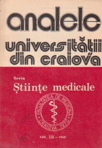 Analele Universitatii din Craiova, seria Stiinte Medicale, Vol. VII-1982