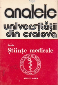 Analele Universitatii din Craiova, Seria Stiinte Medicale, Vol. IV-1979