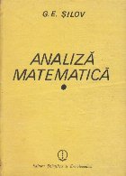 Analiza matematica Curs special Silov)