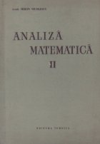 Analiza matematica Volumul lea (Editie