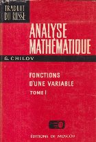 Analyse Mathematique Functions une Variable