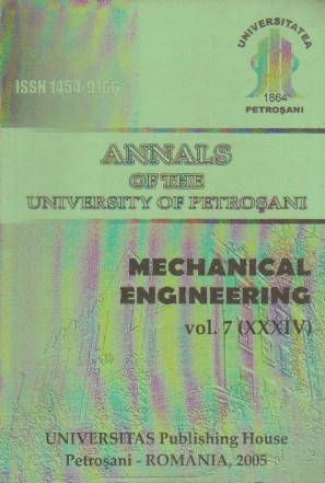 Annals of the University of Petrosani. Mechanical Engineering, Vol.7