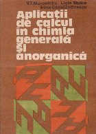 Aplicatii calcul chimia generala anorganica