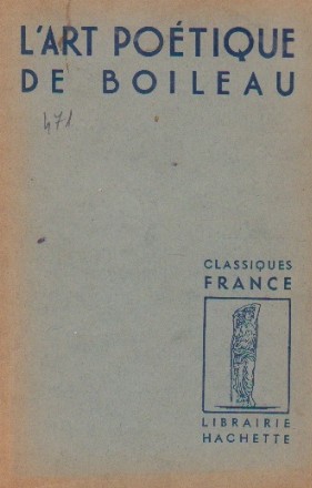 L art poetique de Boileau