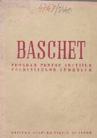 Baschet Program pentru sectiile colectivelor