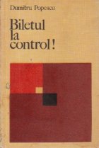 Biletul la control - eseuri