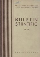 Buletin Stiintific Volumul VII lea