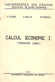 Calcul economic (I) - Programare liniara