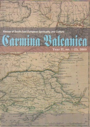 Carmina Balcanica, Year II, No. 1(2), 2009 - Review of South-East European Spirituality and Culture