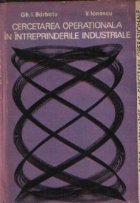 Cercetarea operationala intreprinderile industriale