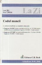 Codul muncii (actualizat 2008) Cod