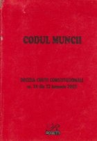 Codul muncii - Decizia Curtii Constitutionale nr. 24 din 22 ianuarie 2003