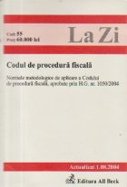 Codul procedura fiscala (Actualizat 2004)