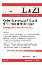 Codul de procedura fiscala si Normele metodologice. Cod 463