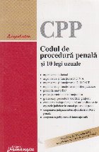 Codul de procedura penala si 10 legi uzuale. Actualizat 20 ianuarie 2010