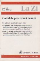 Codul procedura penala (actualizat 2006)