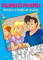 Coloreaza povestea - Printesa si bobul de mazare