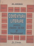 Comentarii literare in sprijinul pregatirii intensive pentru examenul de bacalaureat (Clasele IX-XII liceu)