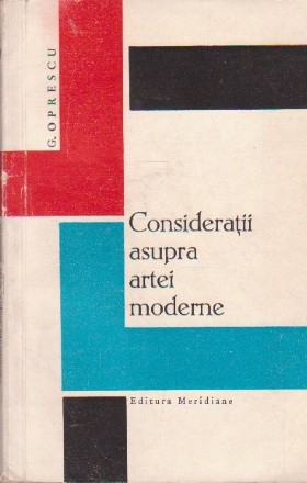 Consideratii asupra artei moderne