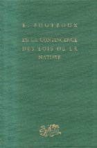 De la contingence des Lois de la nature