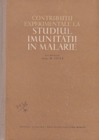 Contributii experimentale la studiul imunitatii in malarie