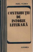 Contributii de istorie literara