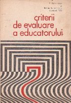 Criterii Evaluare Educatorului