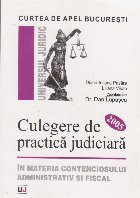 Culegere practica judiciara materia conetnciosului