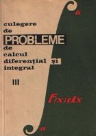 Culegere probleme calcul diferential integral