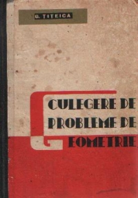 Culegere de probleme de geometrie, Editia a cincea, 1965