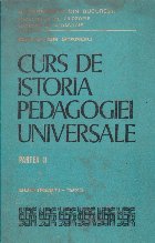 Curs de istoria pedagogiei universale, Partea a II-a