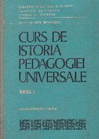 Curs de istoria pedagogiei universale, Partea I