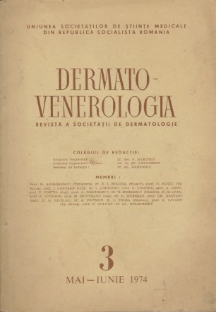 Dermato-Venerologia, Nr. 3/1974 - Revista a societatii de dermatologie