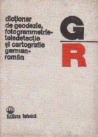 Dictionar geodezie fotogrammetrie teledetectie cartografie