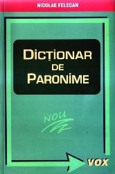 Dictionar de Paronime, Editie 2001