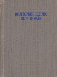 Dictionar tehnic ruso-romin