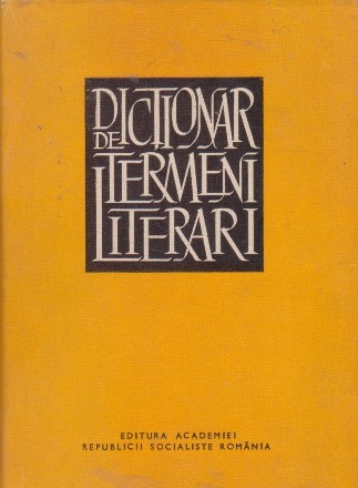 Dictionar de termeni literari