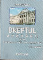 Dreptul apararii conflictelor armate curs