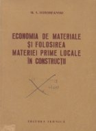 Economia de materiale si folosirea materiei prime locale in constructii