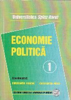 Economie politica, Volumul I